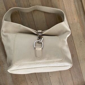 Dooney & Bourke cream hobo